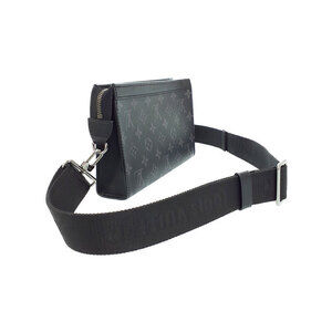 Louis Vuitton Wallet Black Wearable Eclipse Bag Reverse Monogram Shoulder Gaston
